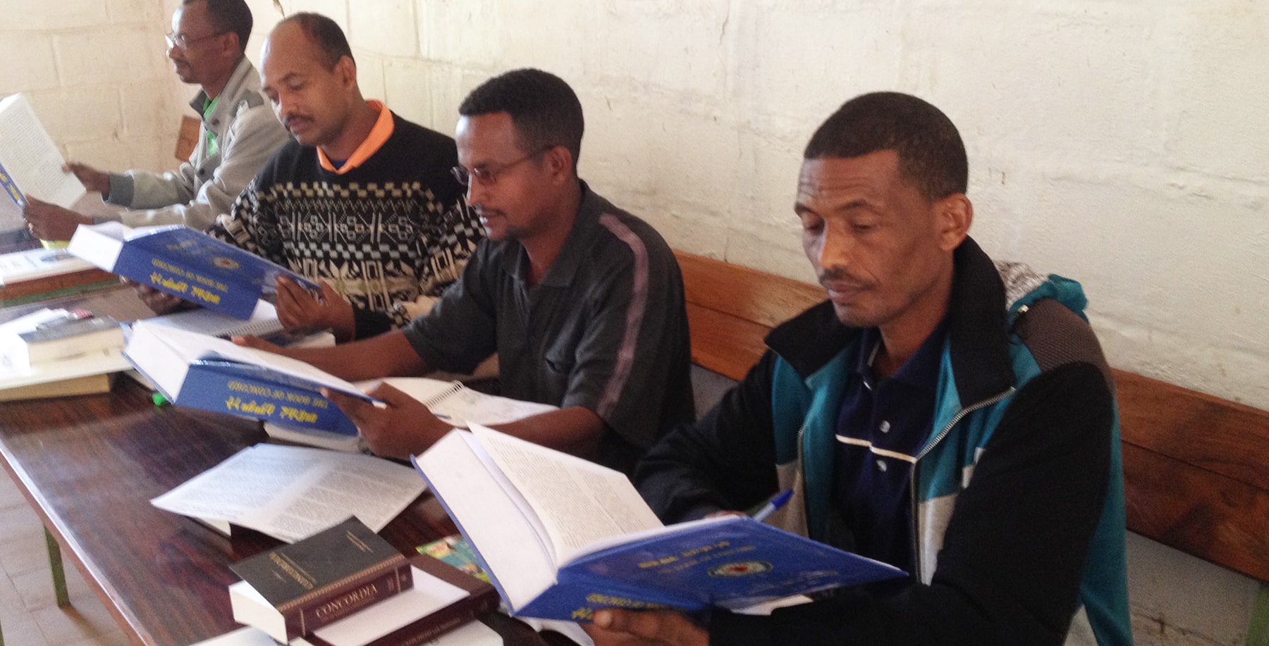 Ethiopia Seminarians Studying Book Of Concord