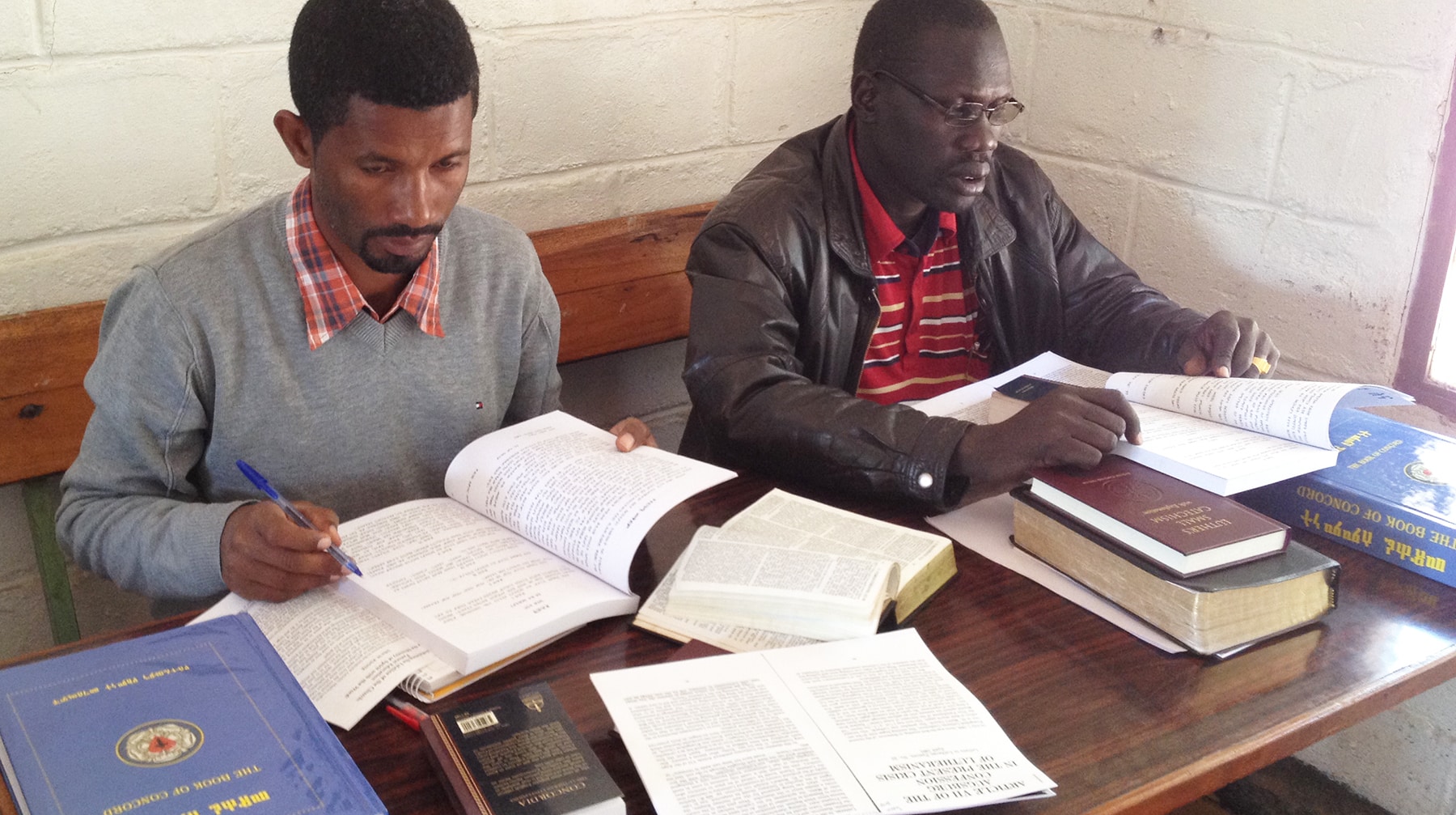 Ethiopia Seminarians Studying