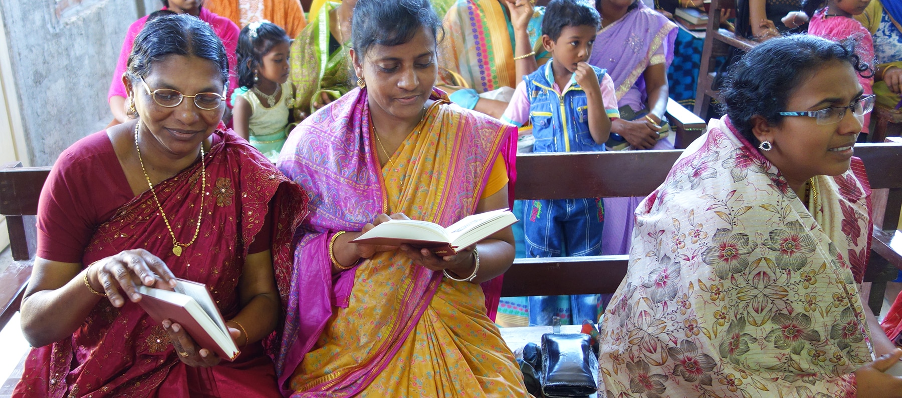 India Women Reading Catechisms