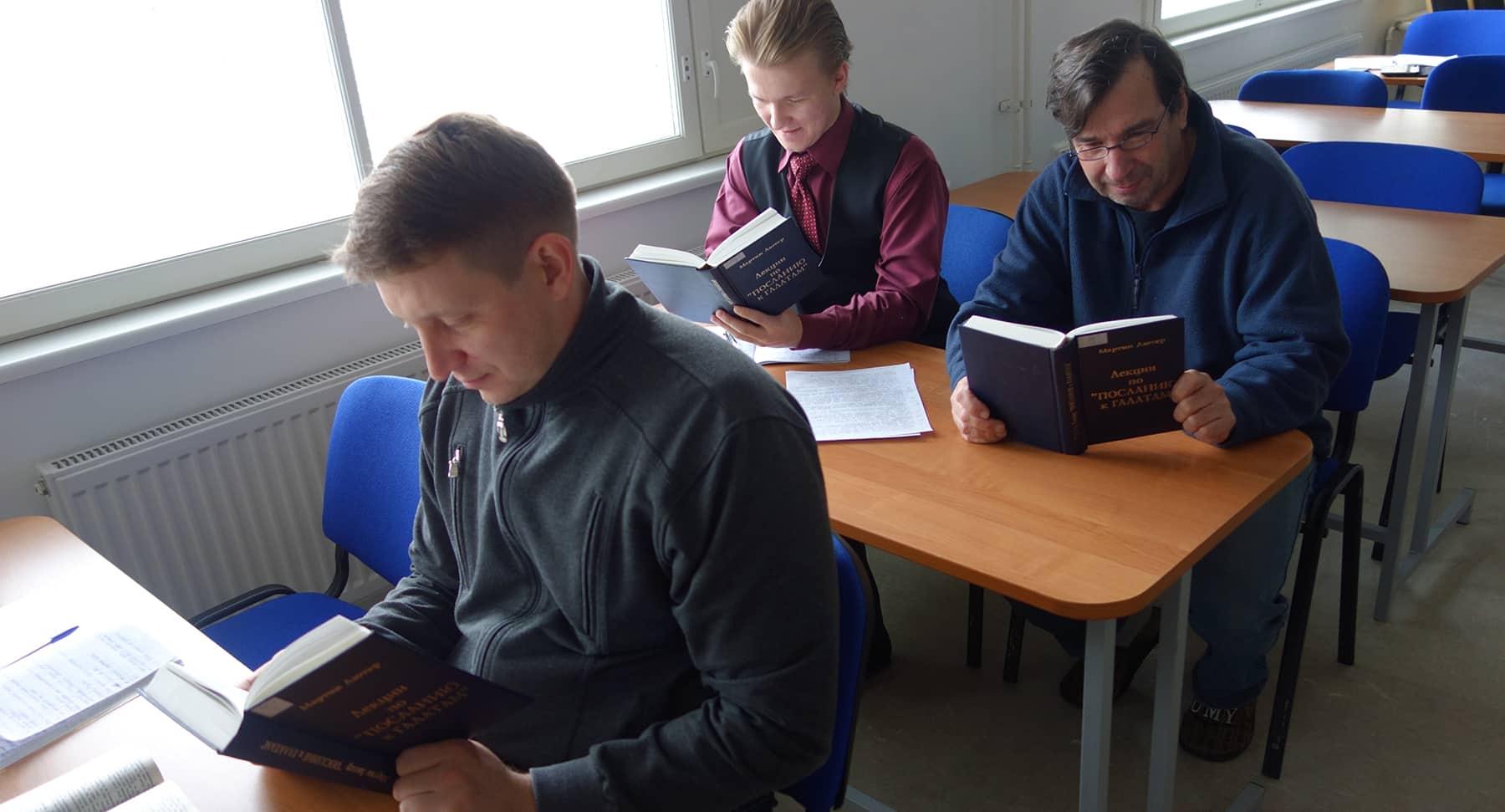 Russia Seminarians Studying LHF Books