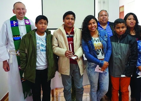 Peru Family Of Richardo Mueller At Baptism In Los Olivos