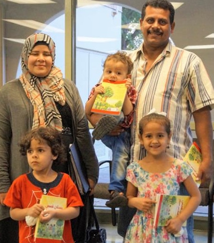 Disciples Of The Way Arabic Family With A Child's Garden of Bible Stories