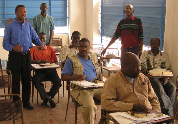Sudan seminary classroom
