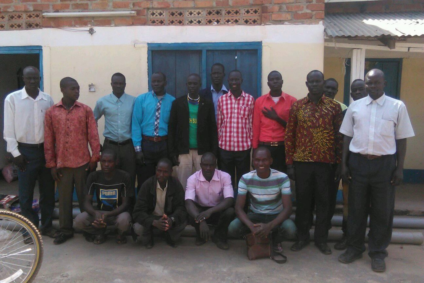 Students arrive at the Concordia Lutheran Institute for the Holy Ministry in South Sudan