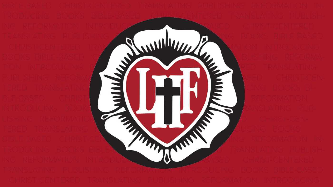 LHF logo over red background
